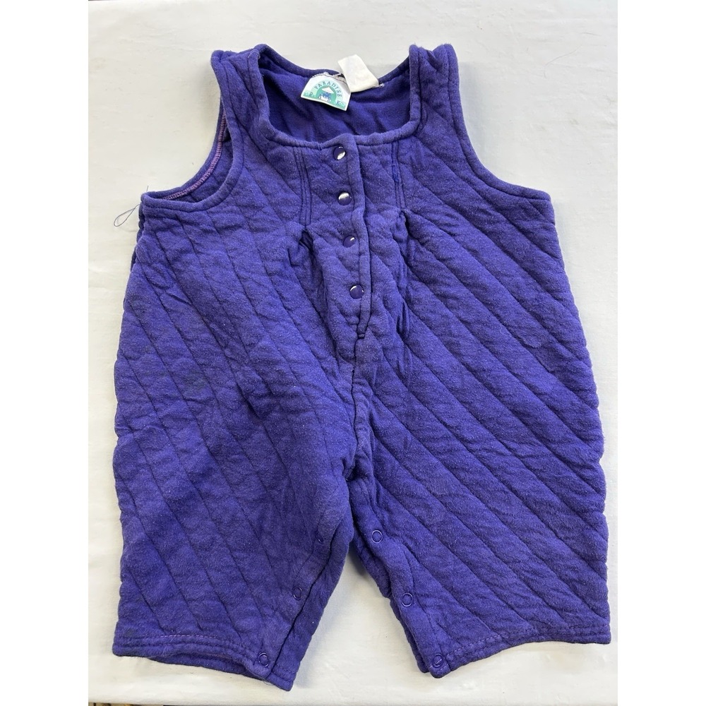 Vintage 90s Paradise Park Romper Jumper Size 18 Months